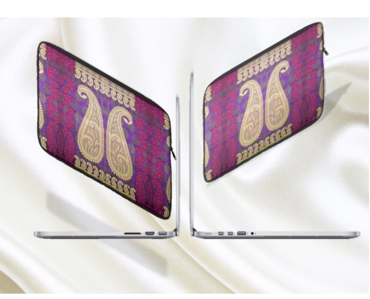 laptop bag MacBook sleeve purple Indian artikrti3