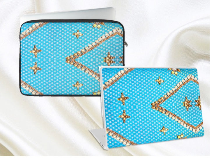 MacBook bag or laptop sleeve turquoise artikrti4