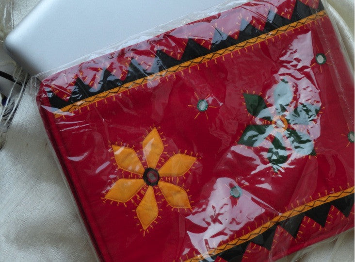 stylish colourful women's laptop bag ethnic