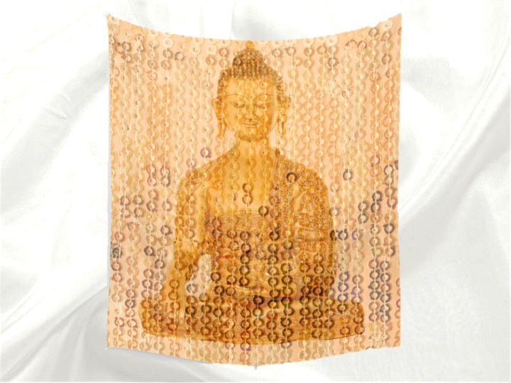 Buddha wall tapestry sunrise buddha artikrti1