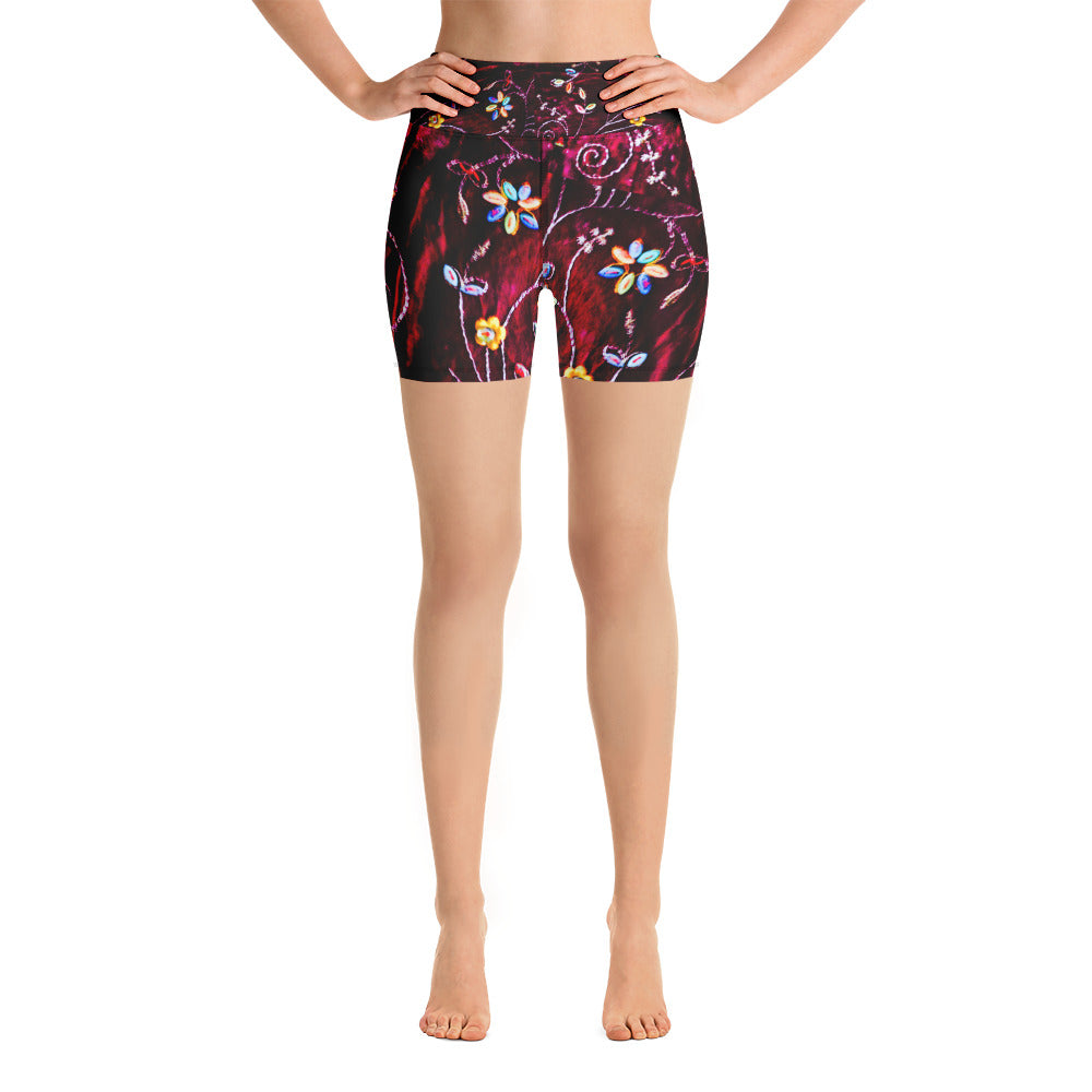 yoga-shorts-gym-shorts-biker-shorts-boho-indian-design-artikrti3