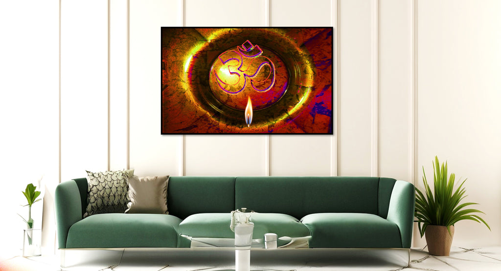 Om-AUM-ceramic-poster-photo-art-living-room-lobby-art-poster-home-decor-artikrti h1