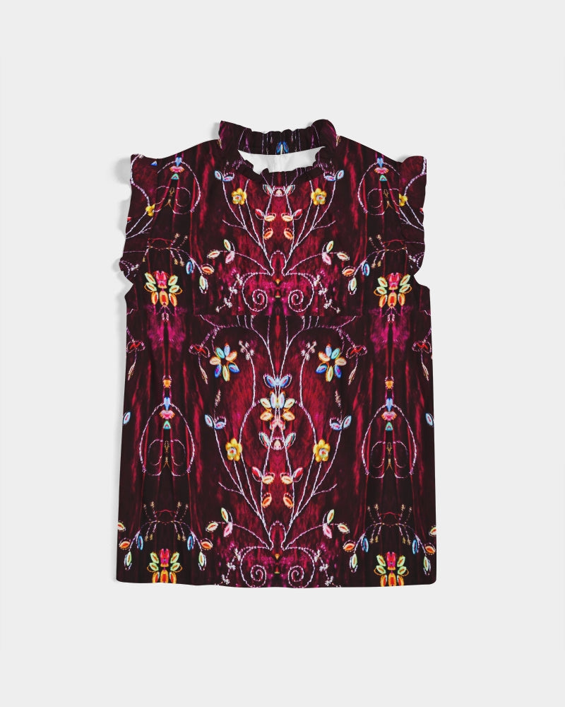 blossoms-rwomens-ruffle-sleeve-top-streetwear-boho-ethnic-artikrt 7