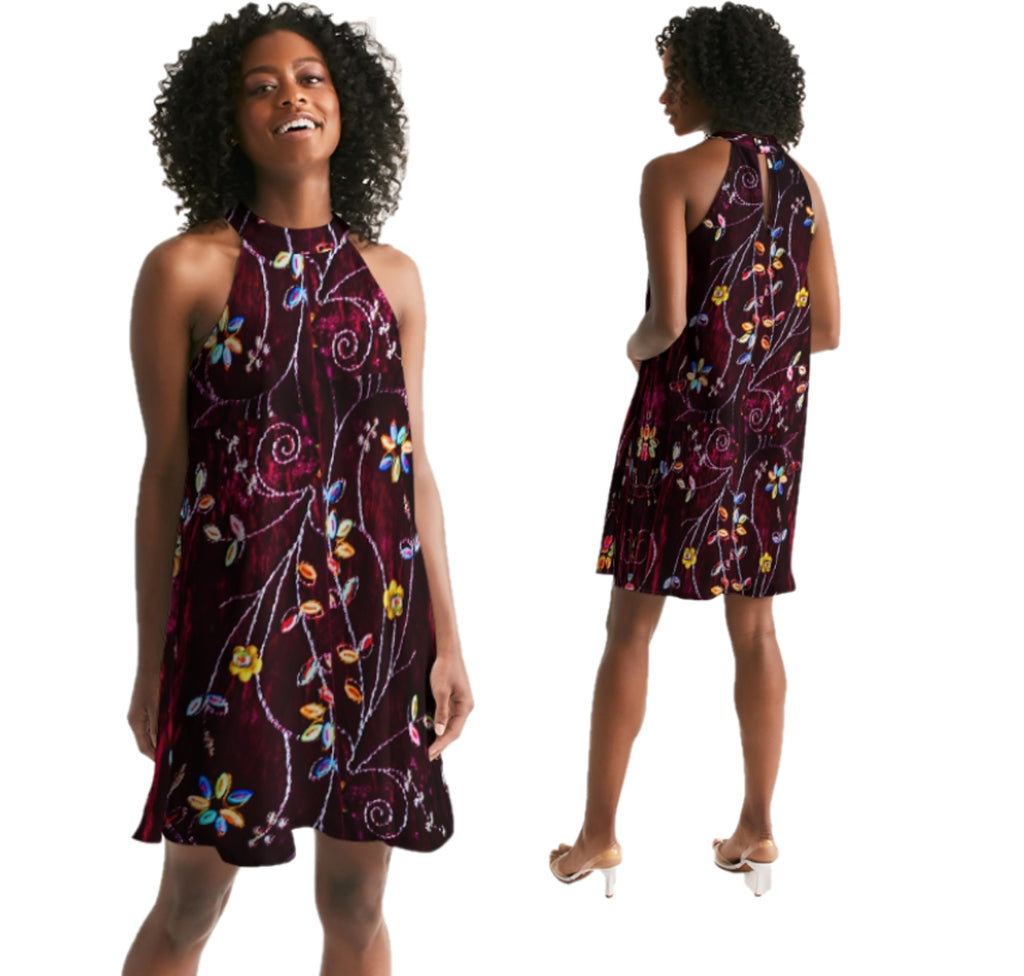 halter-dress-boho-indian-ethnic-wine-colored-party-dress-artikrti4
