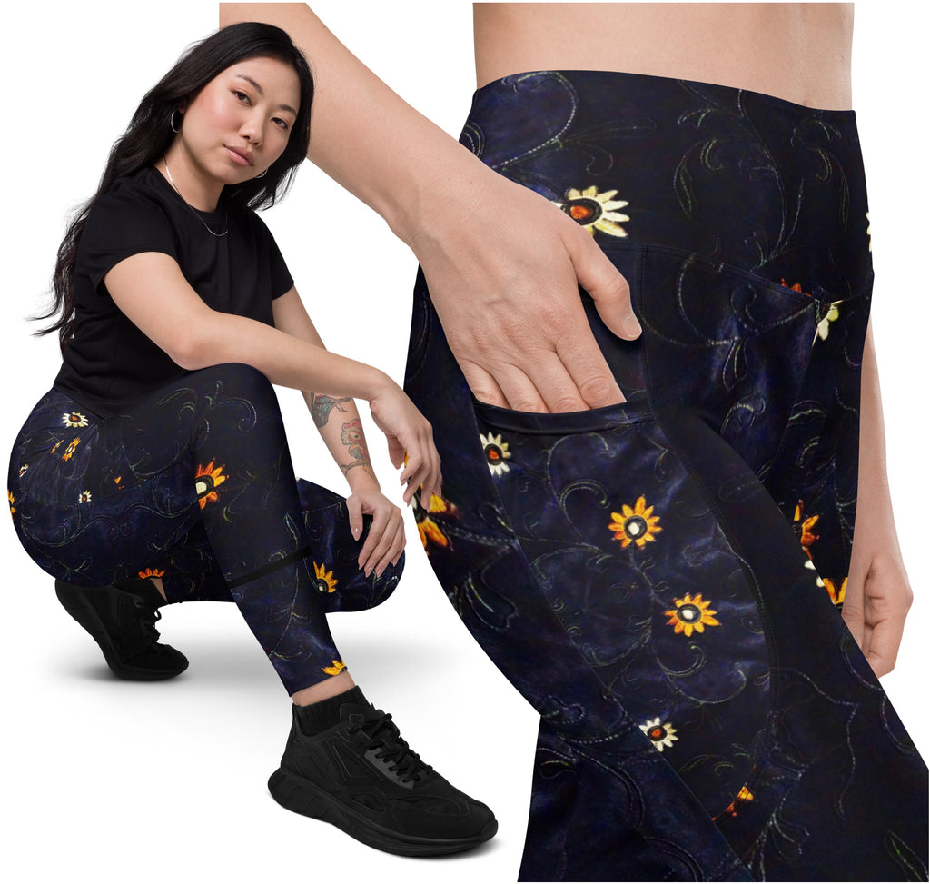 recycled-boho-leggings-with-pockets-high-waist-yoga-pants-floral-blue-black-magnolias-artikrti0
