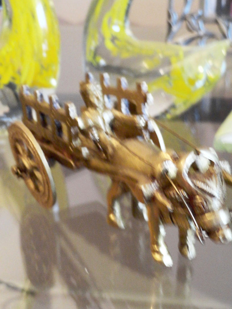 bullock cart brass curio artikrti
