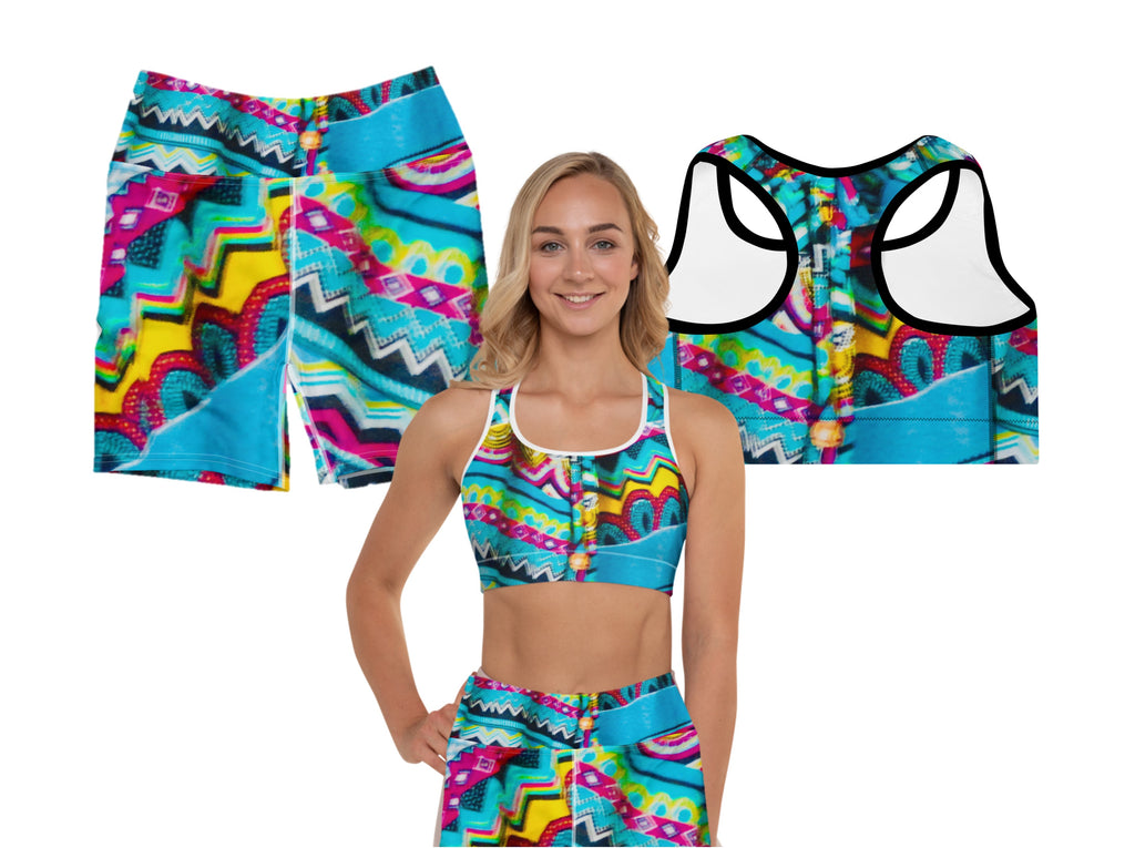 bhangra-running-shorts-sports-bra-fitness-wear-women-colorful-batik-print-wickedyo3