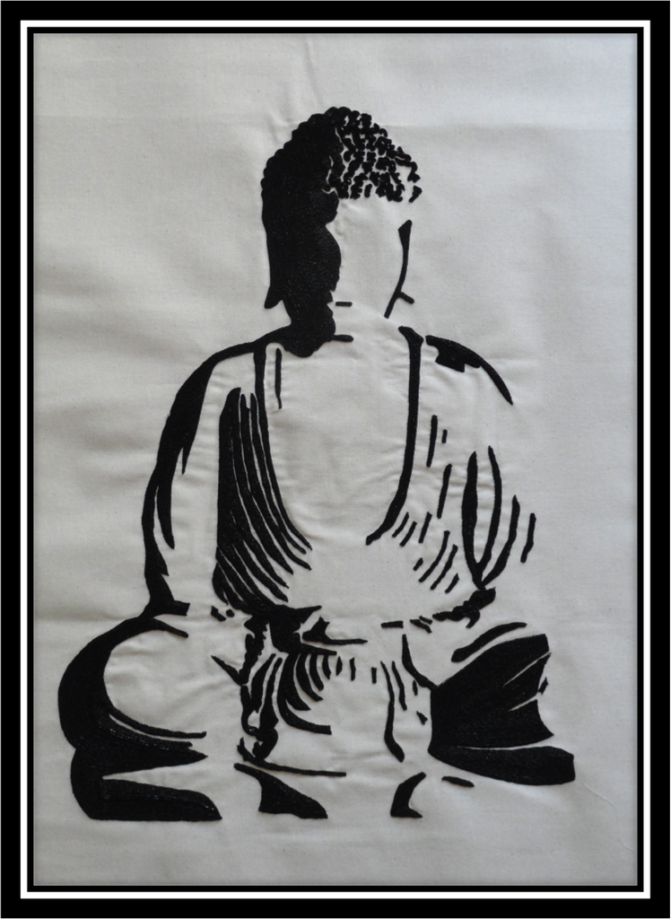 buddha embroidery painting yoga room home decor artikrti3