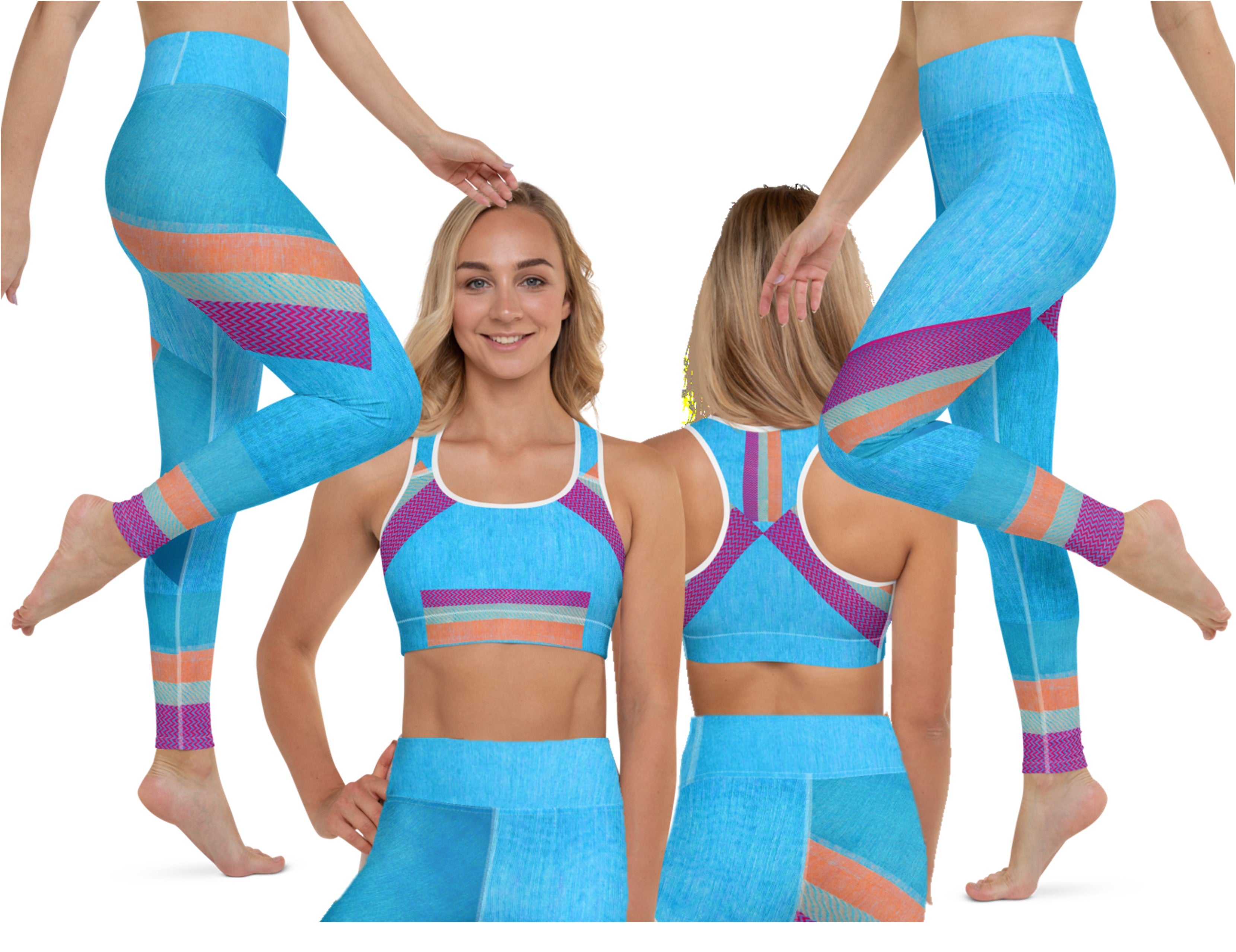Active wear yoga leggings or gym leggings. Boho yoga pants and streetw –  Artikrti