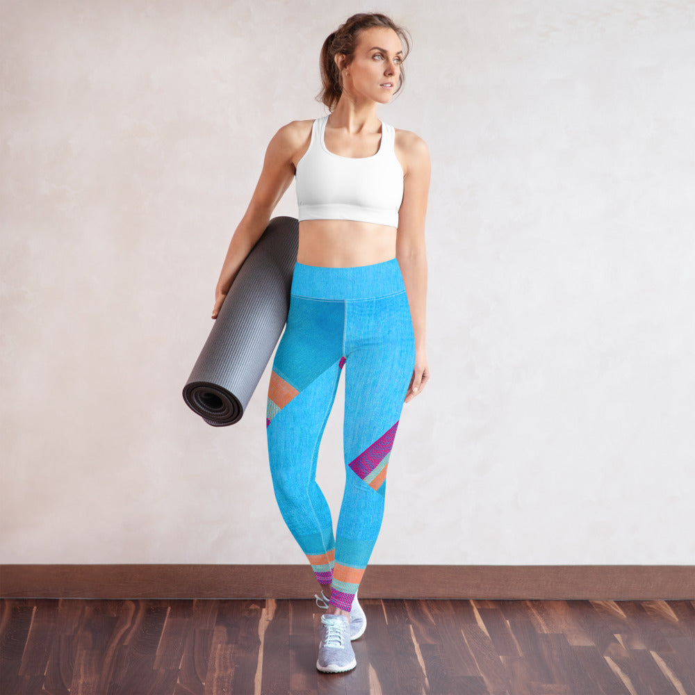 Sell Outdoor Voices Colorblock Leggings - Blue
