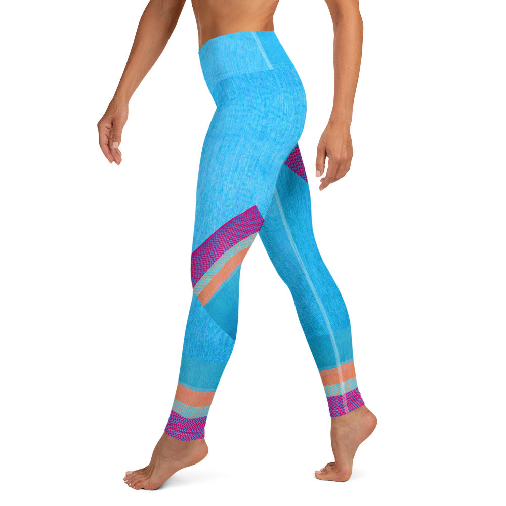  Workout Leggings for Women Boho Yoga Comfy Loose Pajama Boho  Pajama Lounge Hippie Gym Pants Maternity Tights Blue : Sports & Outdoors