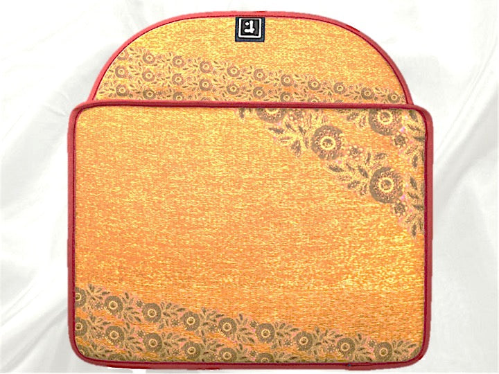 macbook or laptop bag or case yellow lace design artikrti4