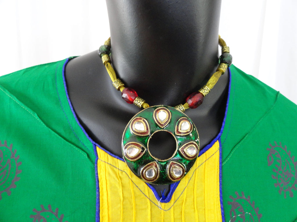indian jewelry necklace ear rings set artikrti3