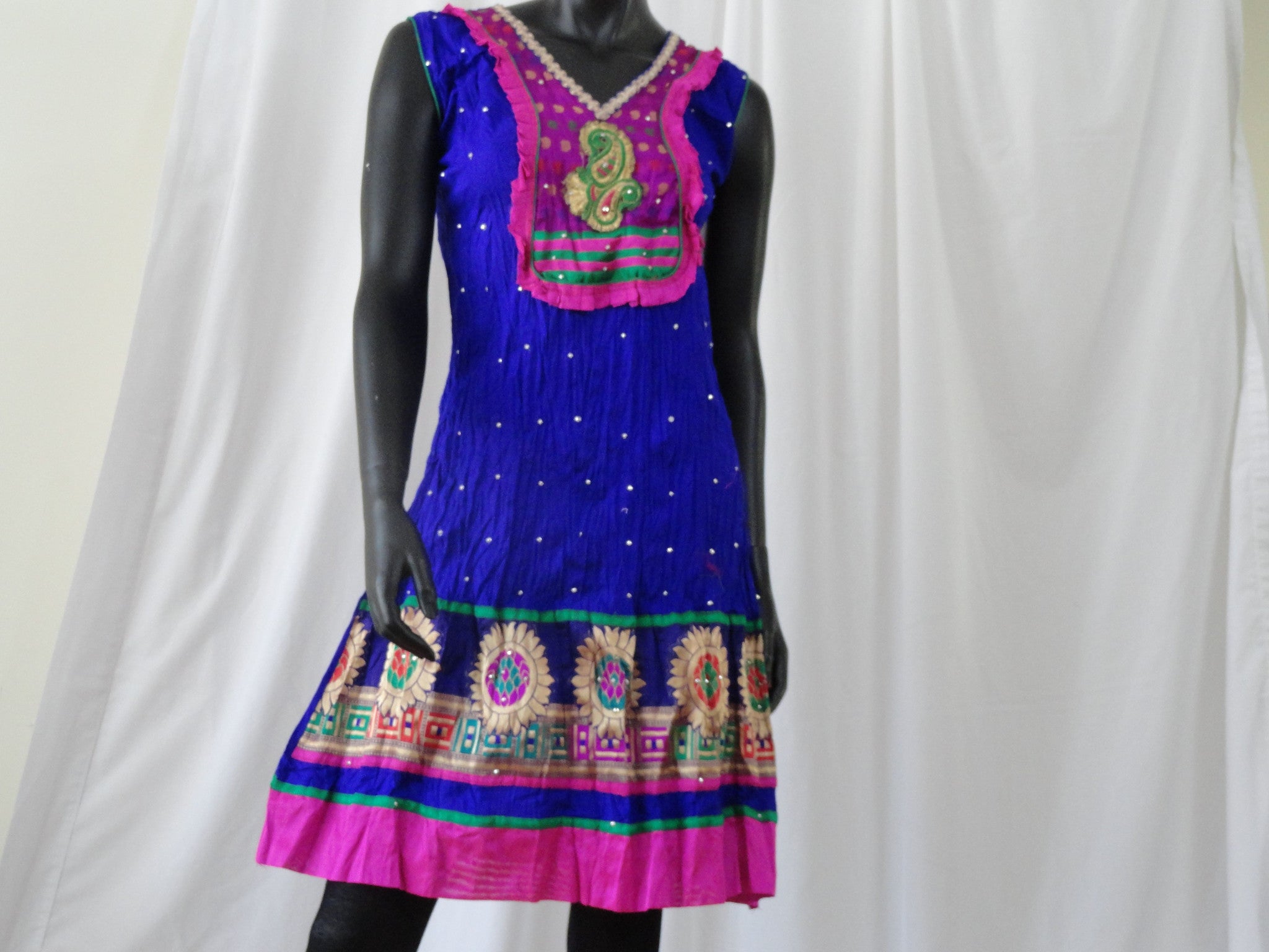 Kendall African Ankara Print Sleeveless Dress - Kipfashion