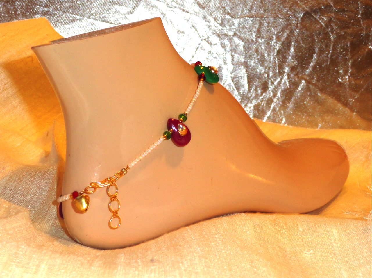 Handmade anklet design deals