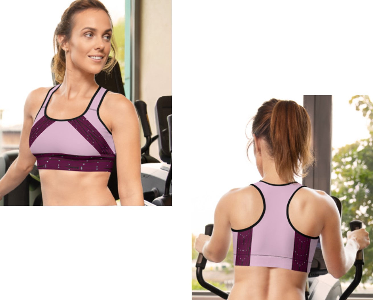Pinky Design Sports Bra and High-Waisted Leggings Matching Set – Yogasity