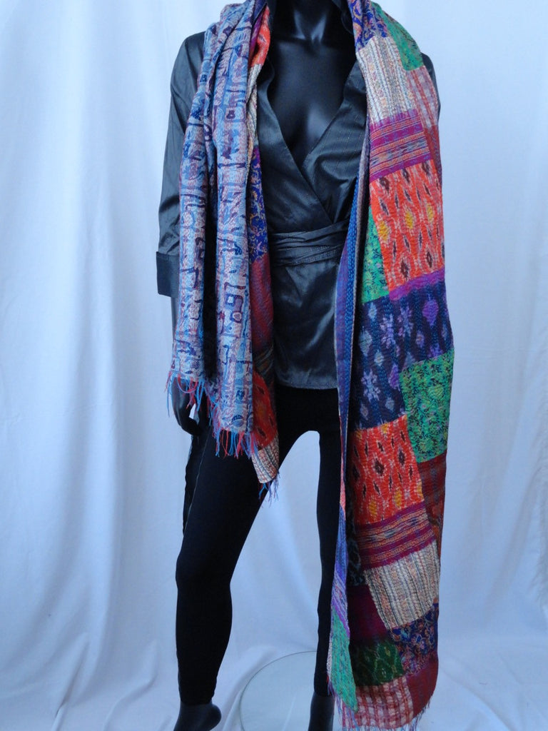 gift for women silk shawl stole wrap indian artikrti 5