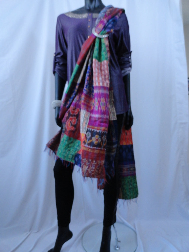gift for women silk shawl stole wrap indian artikrti 8