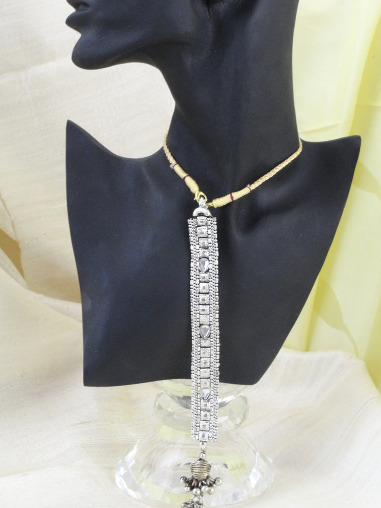 silver necklace chain pendant indian4, artikrti