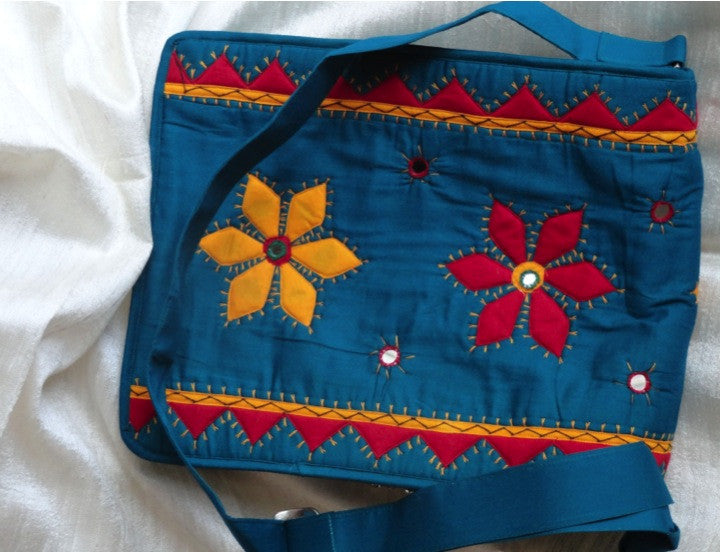 Indian ethnic hand embroidered Laptop bag