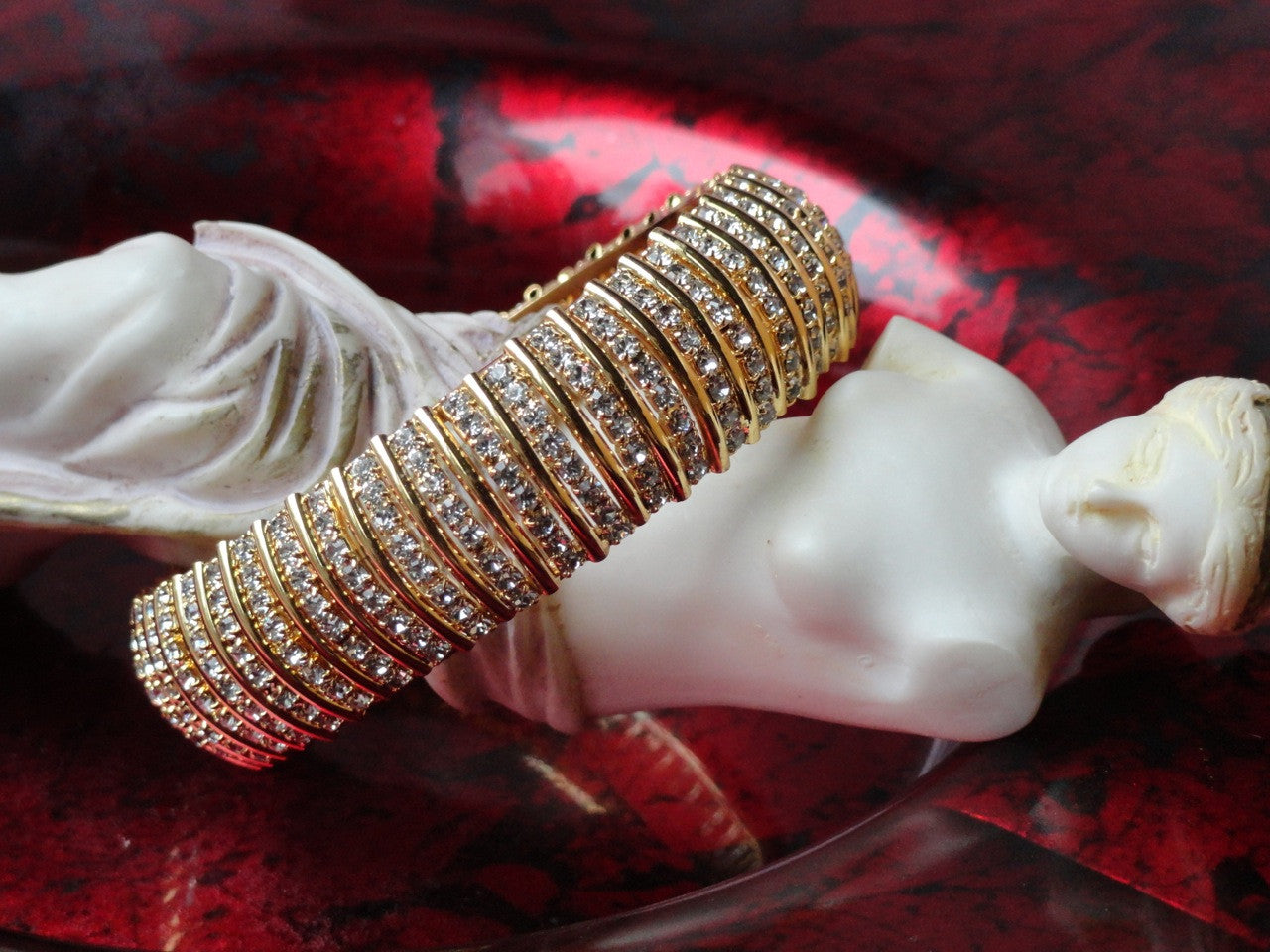 Beautiful Designer Jaddau Broad Bracelet – ShopBollyWear.Com