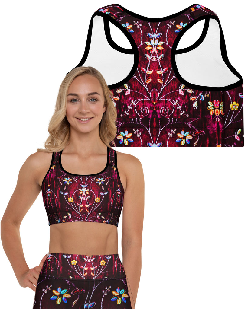 yoga-leggings-wine-colored-floral-streetwear-gym-leggings-blossoms-artikrti24