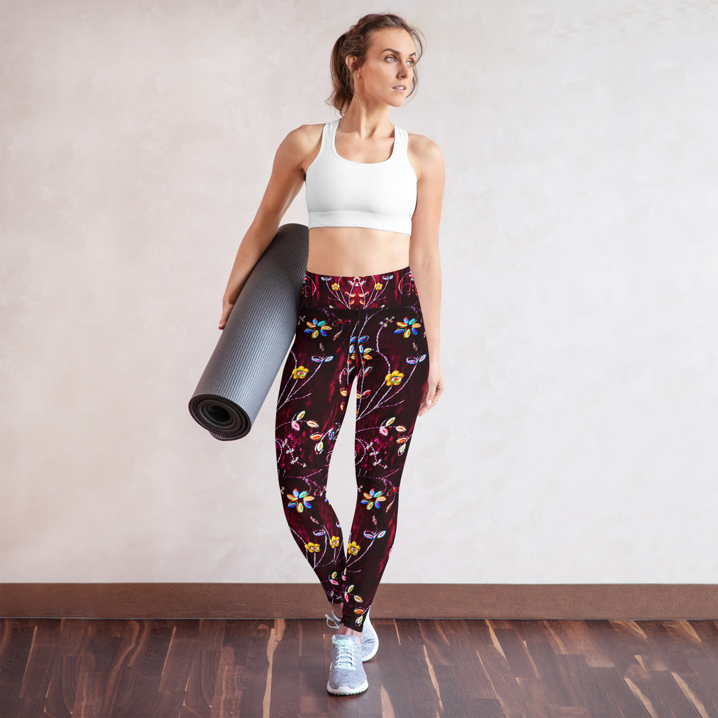 yoga-leggings-wine-colored-floral-streetwear-gym-leggings-blossoms-artikrti5