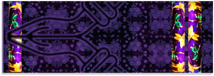 yoga-theme-yoga mat-purple-minakari-design-namaste-artikrti ym s6 19006 1